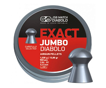 Пуля пневм. JSB Diabolo Exact Jumbo 5,5мм 1,03гр (500)/1уп.