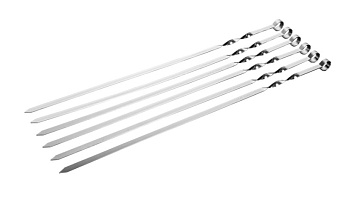 Набор шампуров Boyscout плоских 60см нерж. (6шт) /61370/