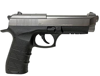 Пневматический пистолет EKOL ES P92 Fume 4,5к никель