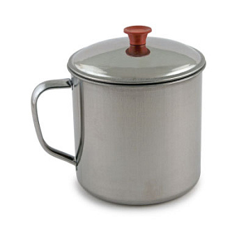 Кружка Comfortika Camp c крышкой  7см 0,2л /WAR-005-7/