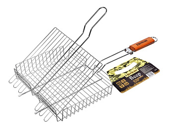 Решетка-гриль Boyscaut 300х240х40мм универсальная /61302/