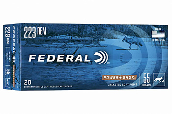 Патрон .223R Federal 3.6гр Power Shok SP /1шт