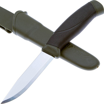 Нож Mora Knife Companion MG клинок 100х2,4мм carbon олива /11863/