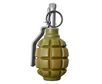 Муляж F-1Р-Граната пиротехническая краска пейнтбол PYROFX