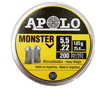 Пуля пневм. Apolo Monster 5,5мм 1.6гр (200)/1уп.