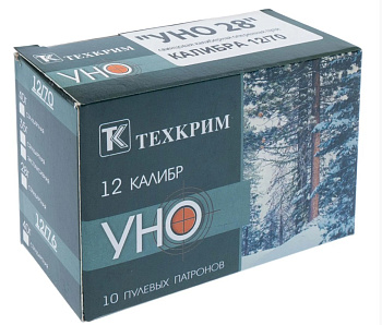 Патрон Техкрим 12/70 пуля УНО 28 (10)