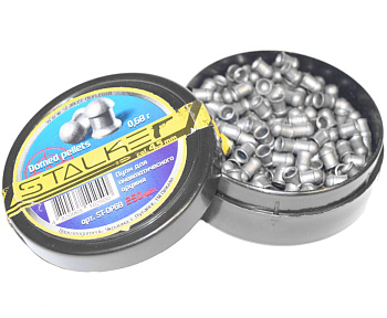 Пуля пневм. Stalker Domed pellets 4,5мм 0,57гр (250)/1уп.