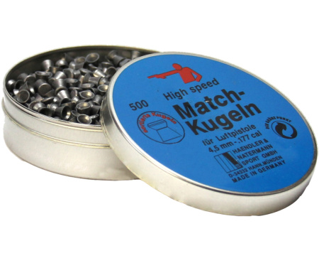 Пуля пневм. H&N Match Kugeln 4,51мм д/винт (500)/1уп.