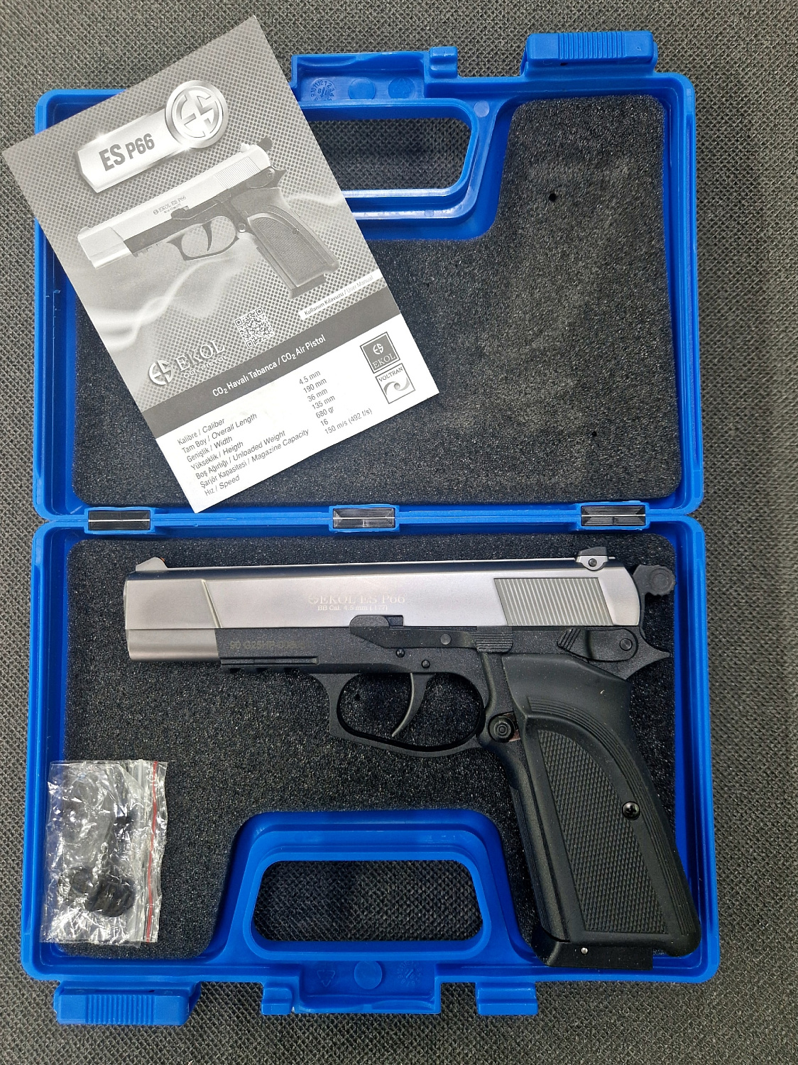 Пневматический пистолет Ekol ES 66 P66 FUME