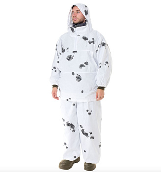 Костюм маскировочный Метель зимний Клякса бязь