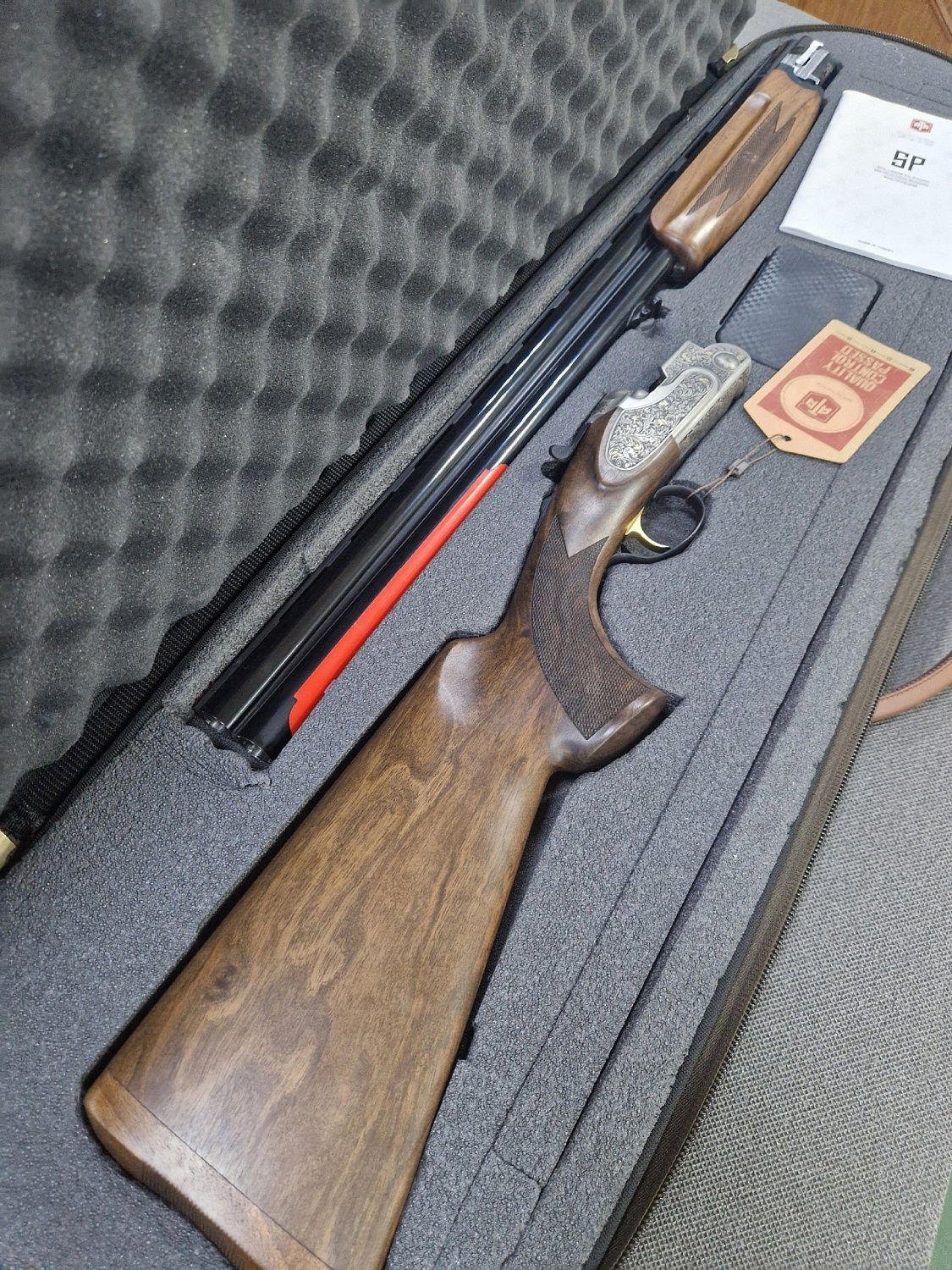 Классическое двуствольное ружье ATA SP Avantgarde White