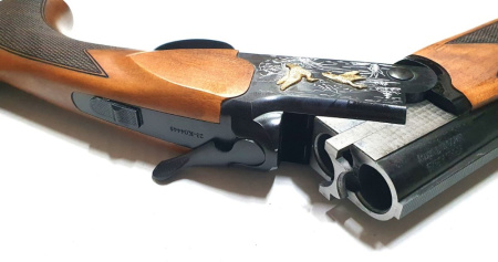 Охот. ружье Kral Tundra A  кал.12/76 710 орех, 5 д/н, золотые утки, черн, с/к, экстр, аллюм. (3)