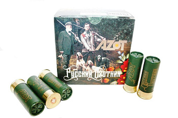 Патрон Азот 12/70 №4 32гр. Русский охотник (25)