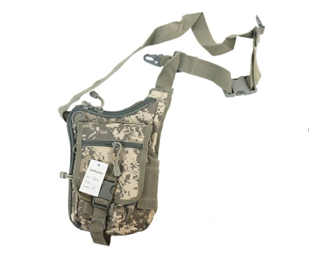 Сумка тактическая 20x11x28 5л Jungli Camo /PK142/