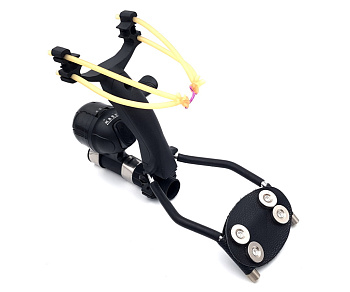 Рогатка Centrshot с комплектом для боуфишинга черная