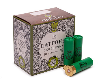 Патрон СКМ 16/70 №7 Русь 30гр. (25)