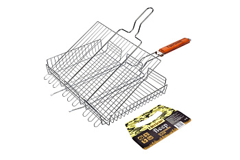 Решетка-гриль Boyscaut 400х30мм для 6порций блюд большая /61312/