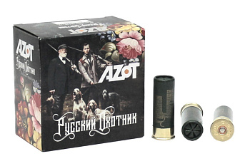 Патрон Азот 12/70 №0 32гр. Русский охотник б/к (25)