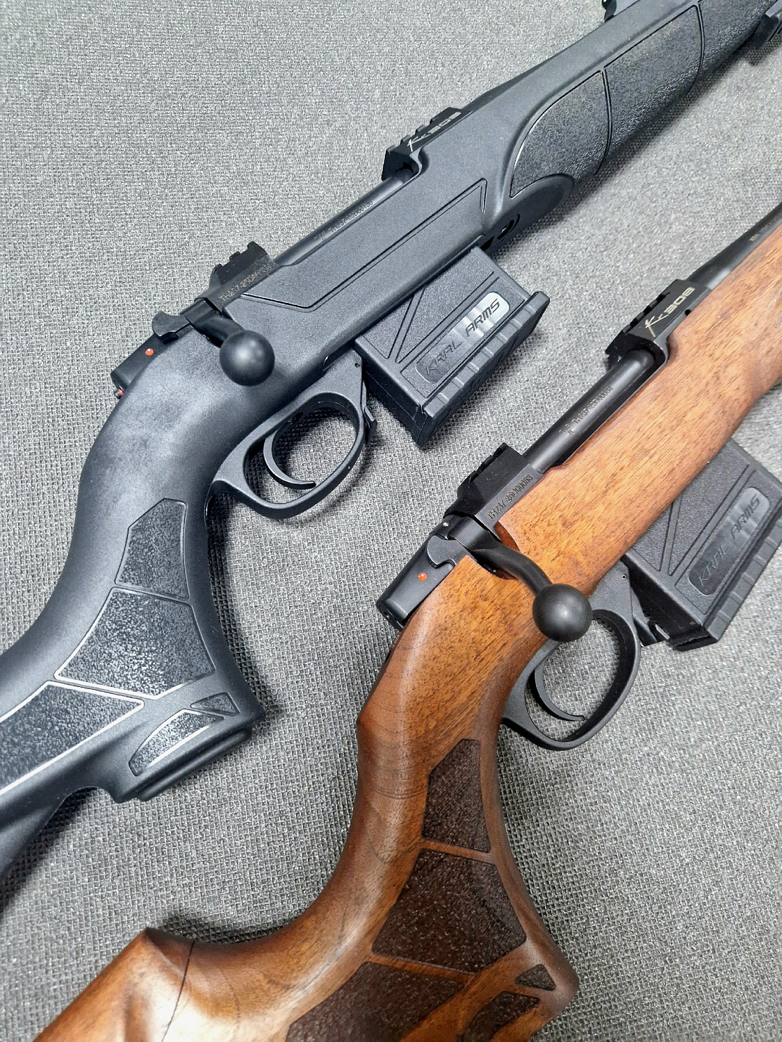 Нарезной карабин KRAL KR308 в дереве и в пластике