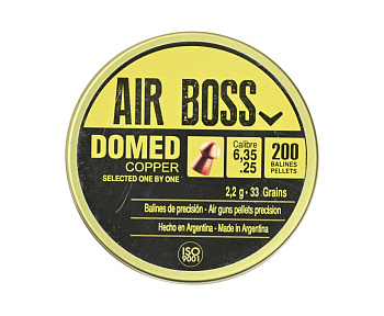 Пуля пневм. Apolo Air Boss Domed 6.35мм 2.2гр (200)/1уп.