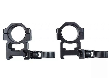 Кольца Leapers UTG 25.4мм высокие на Picatinny /RQ2W1204/