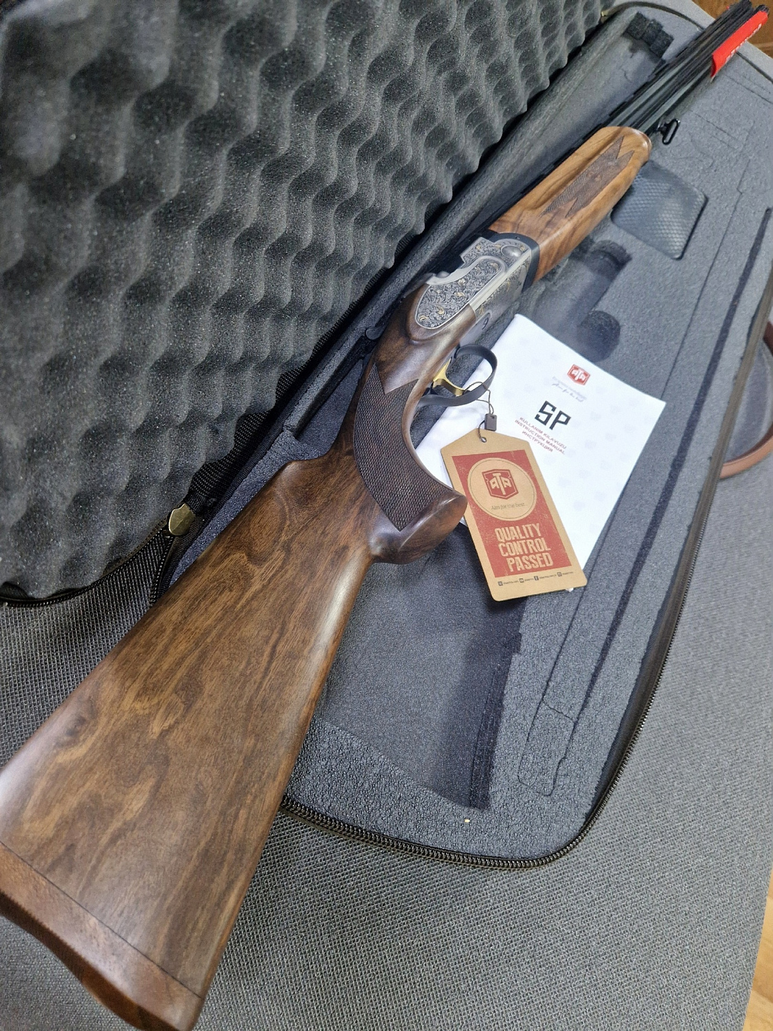 Классическое двуствольное ружье ATA SP Avantgarde White